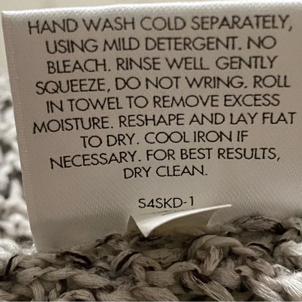 Eileen Fisher Open Oatmeal Weave Sweater M - Picture 3 of 4